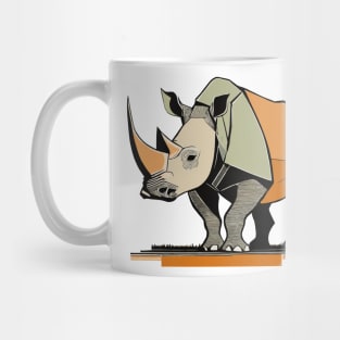 Rhino, animal, motif, zoo, rhino, world, animals, animal love Mug